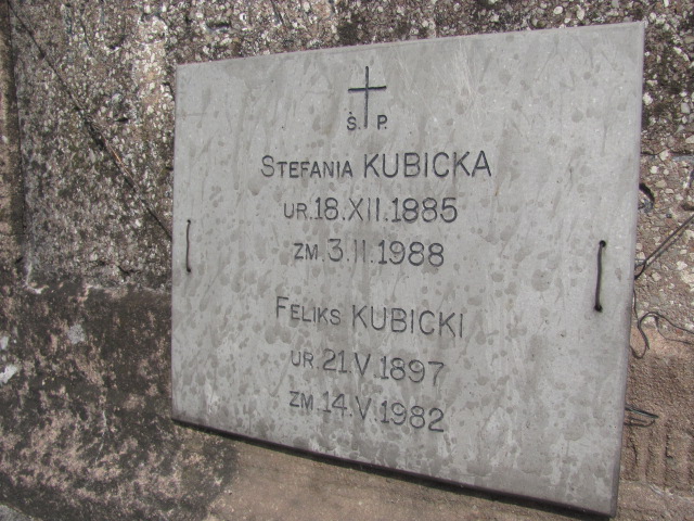 Stefania KUBICKA 1895 Bochnia - Grobonet - Wyszukiwarka osób pochowanych