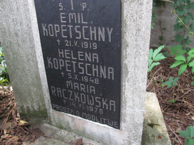 Grób EMIL KOPETSCHNY