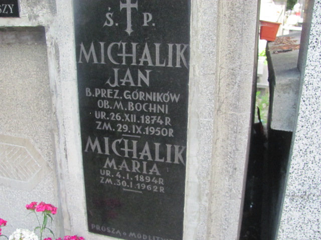 Maria MICHALIK 1894 Bochnia - Grobonet - Wyszukiwarka osób pochowanych