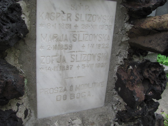 Kasper ŚLIZOWSKI 1851 Bochnia - Grobonet - Wyszukiwarka osób pochowanych