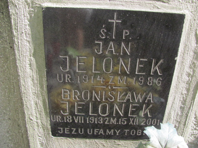 Jan JELONEK 1913 Bochnia - Grobonet - Wyszukiwarka osób pochowanych