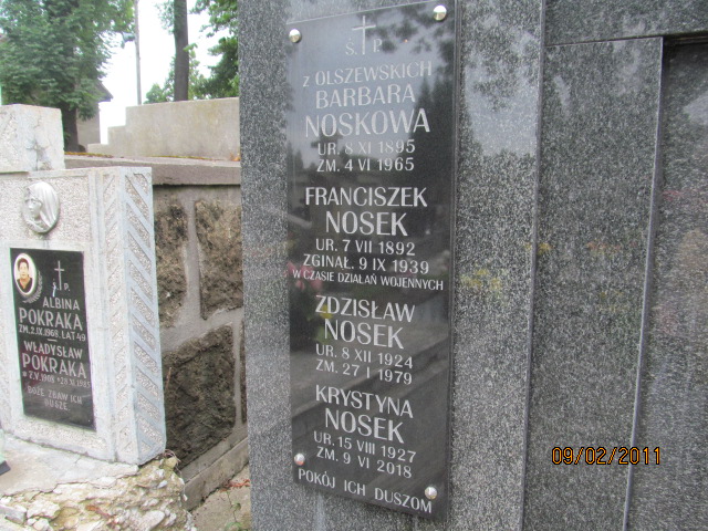 Jan ŚLIWA 1926 Bochnia - Grobonet - Wyszukiwarka osób pochowanych