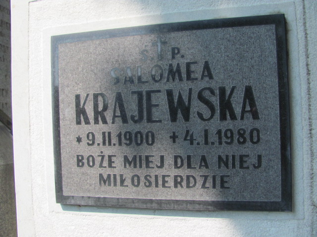 Salomea KRAJEWSKA 1900 Bochnia - Grobonet - Wyszukiwarka osób pochowanych