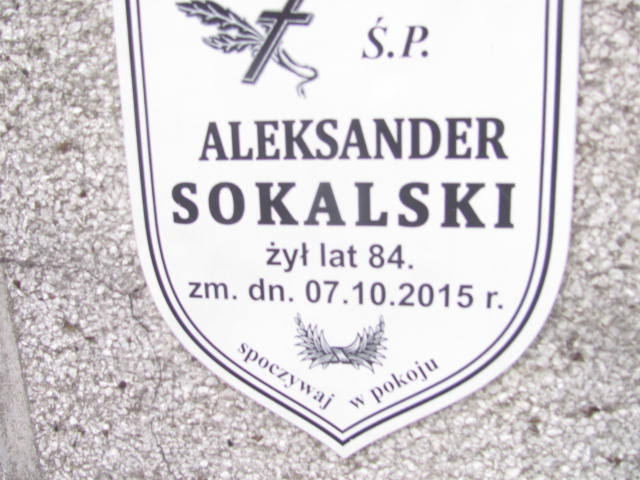 Antonina SOKALSKA 1927 Bochnia - Grobonet - Wyszukiwarka osób pochowanych