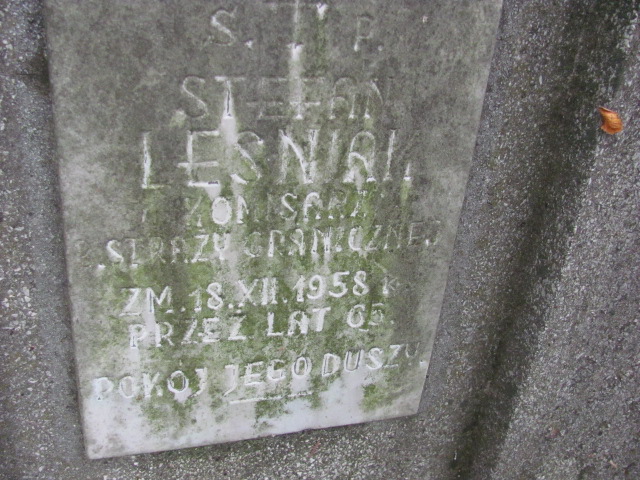 Stefan LEŚNIAK 1893 Bochnia - Grobonet - Wyszukiwarka osób pochowanych