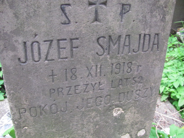 Józef SMAJDA 1866 Bochnia - Grobonet - Wyszukiwarka osób pochowanych