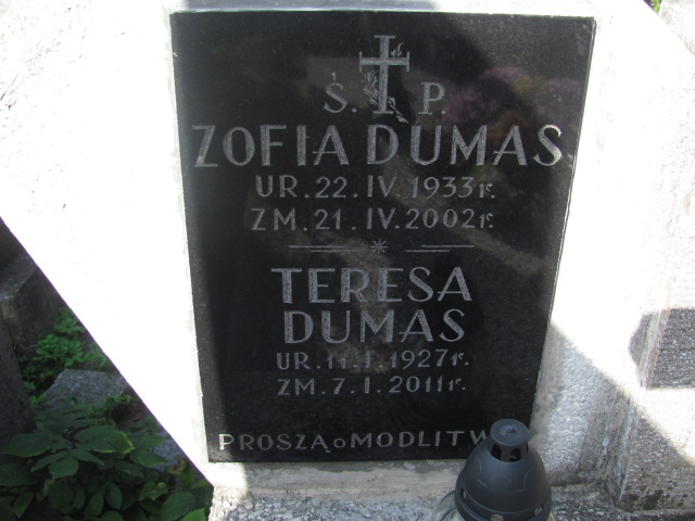 Teresa Dumas 1927 Bochnia - Grobonet - Wyszukiwarka osób pochowanych
