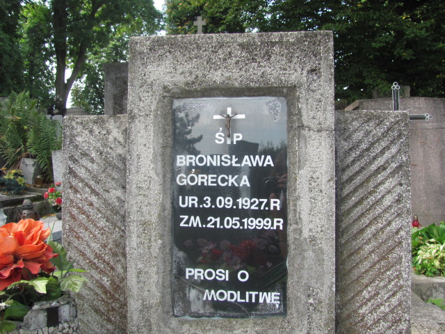 Grób BRONISŁAWA GÓRECKA