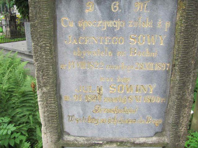 Helena SAPIŃSKA 1882 Bochnia - Grobonet - Wyszukiwarka osób pochowanych