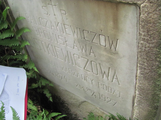 Bronisława LISTKIEWICZOWA 1874 Bochnia - Grobonet - Wyszukiwarka osób pochowanych