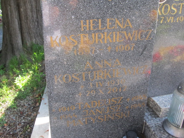Grób Anna Kosturkiewicz