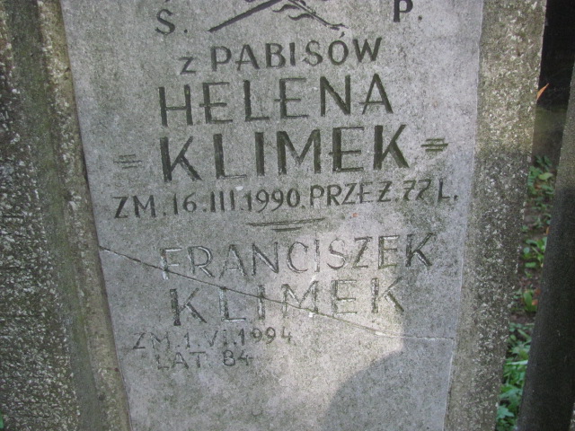 Franciszek KLIMEK 1909 Bochnia - Grobonet - Wyszukiwarka osób pochowanych