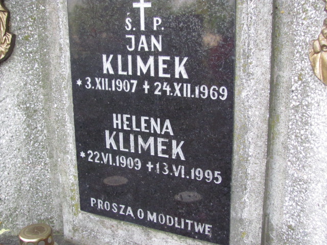 Jan KLIMEK 1907 Bochnia - Grobonet - Wyszukiwarka osób pochowanych