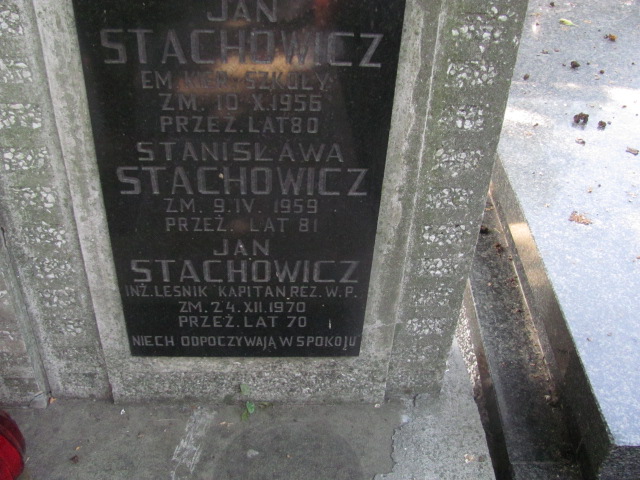 Jan Stachowicz Bochnia - Grobonet - Wyszukiwarka osób pochowanych