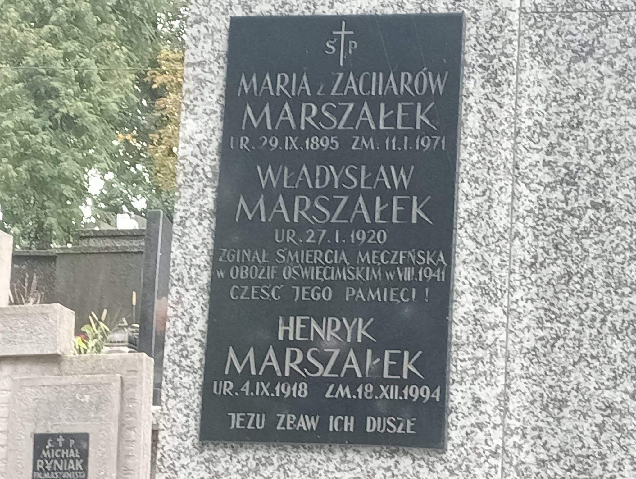 Henryk Antoni MARSZAŁEK 1918 Bochnia - Grobonet - Wyszukiwarka osób pochowanych