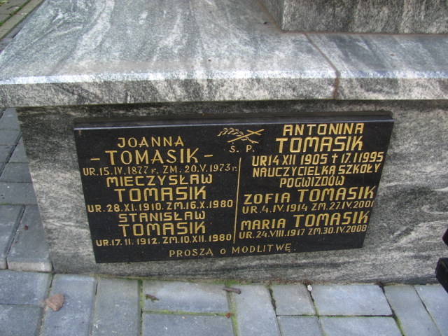 Maria Tomasik 1917 Bochnia - Grobonet - Wyszukiwarka osób pochowanych