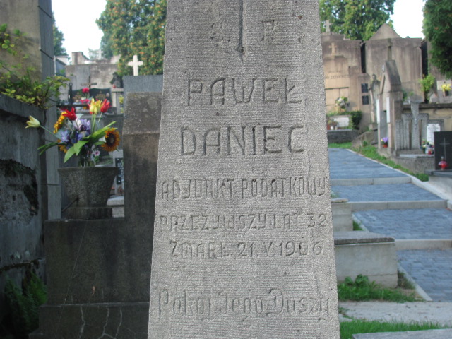 Grób Paweł Daniec