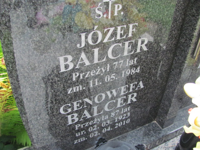 Jan Balcer Bochnia - Grobonet - Wyszukiwarka osób pochowanych