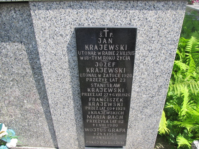 Franciszek Krajewski Bochnia - Grobonet - Wyszukiwarka osób pochowanych