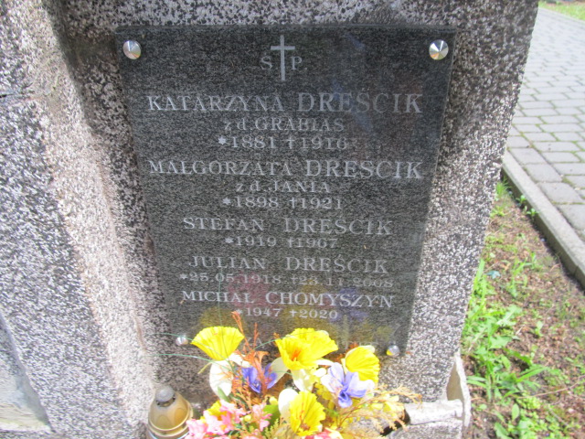 Michał CHOMYSZYN 1947 Bochnia - Grobonet - Wyszukiwarka osób pochowanych