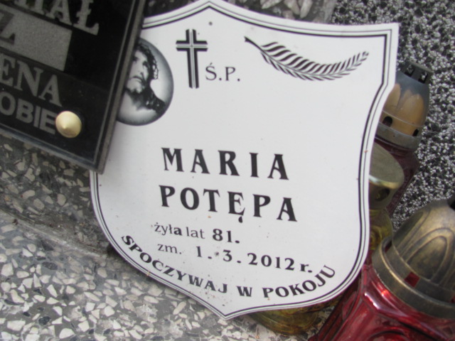 Maria Potępa 1931 Bochnia - Grobonet - Wyszukiwarka osób pochowanych
