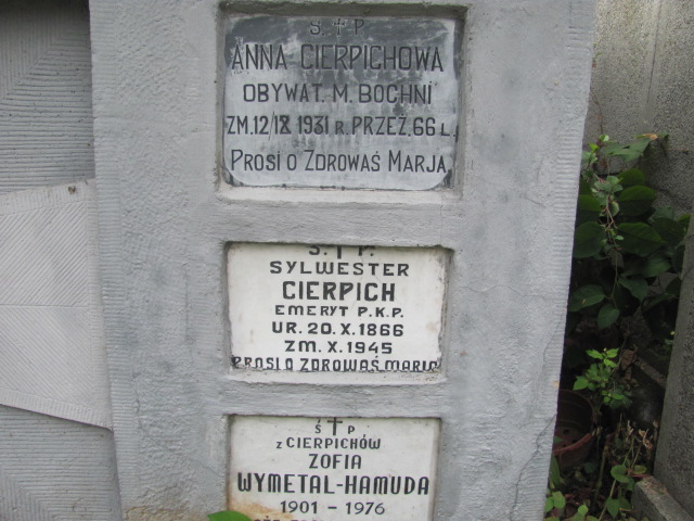  CIERPICH 1865 Bochnia - Grobonet - Wyszukiwarka osób pochowanych