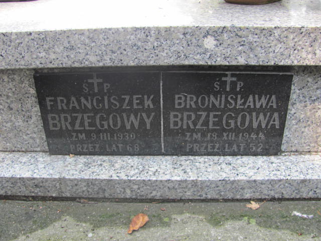 Bronisława Brzegowa Bochnia - Grobonet - Wyszukiwarka osób pochowanych