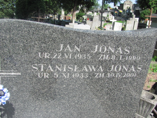 Stanisława JONAS 1933 Bochnia - Grobonet - Wyszukiwarka osób pochowanych