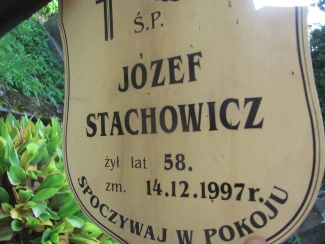 Józef STACHOWICZ 1939 Bochnia - Grobonet - Wyszukiwarka osób pochowanych