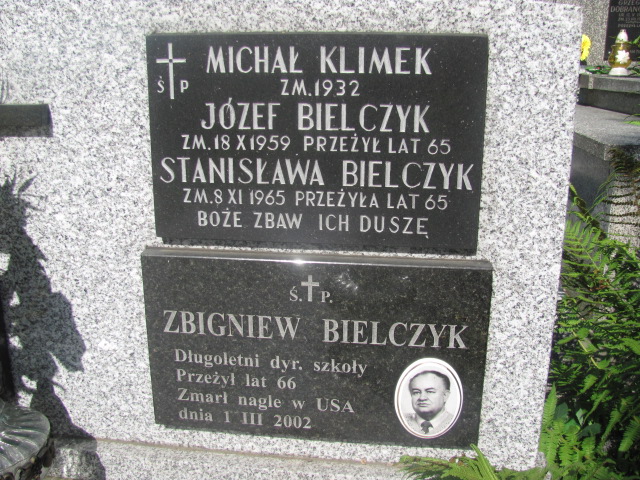 Michał KLIMEK Bochnia - Grobonet - Wyszukiwarka osób pochowanych