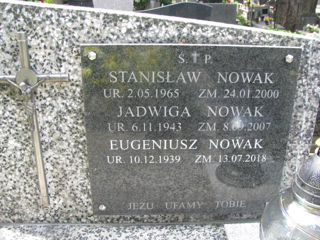 Stanisław NOWAK 1965 Bochnia - Grobonet - Wyszukiwarka osób pochowanych