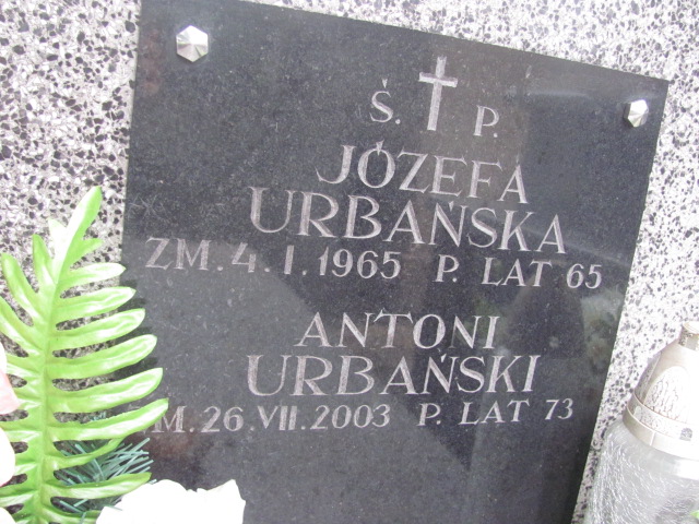 Józefa URBAŃSKA 1899 Bochnia - Grobonet - Wyszukiwarka osób pochowanych