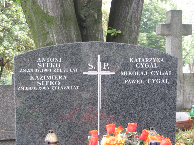 Kazimiera SITKO 1915 Bochnia - Grobonet - Wyszukiwarka osób pochowanych