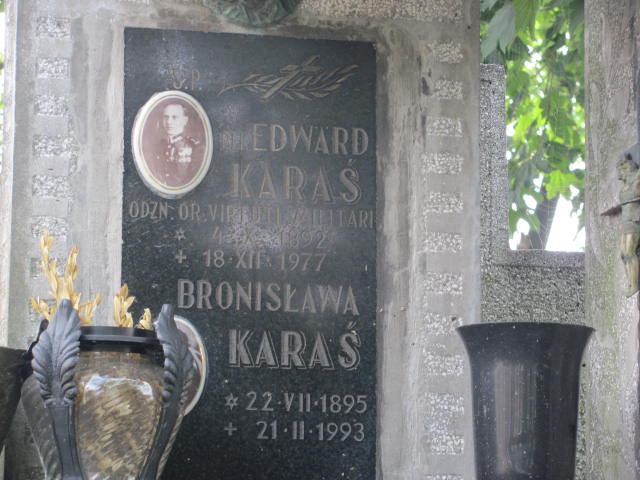 Edward KARAŚ 1892 Bochnia - Grobonet - Wyszukiwarka osób pochowanych