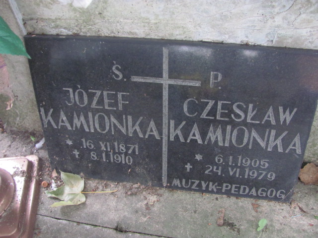 Józef Kamionka 1871 Bochnia - Grobonet - Wyszukiwarka osób pochowanych