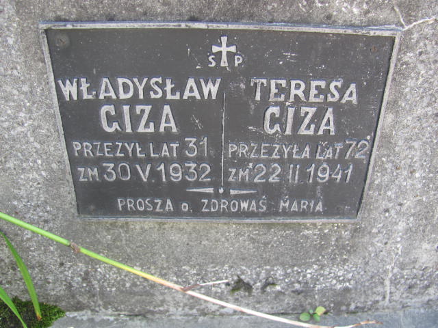 Władysław Giza Bochnia - Grobonet - Wyszukiwarka osób pochowanych