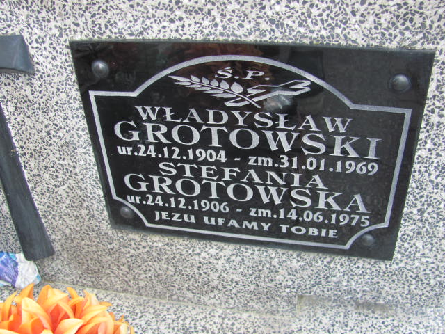 Stefania GROTOWSKA 1906 Bochnia - Grobonet - Wyszukiwarka osób pochowanych