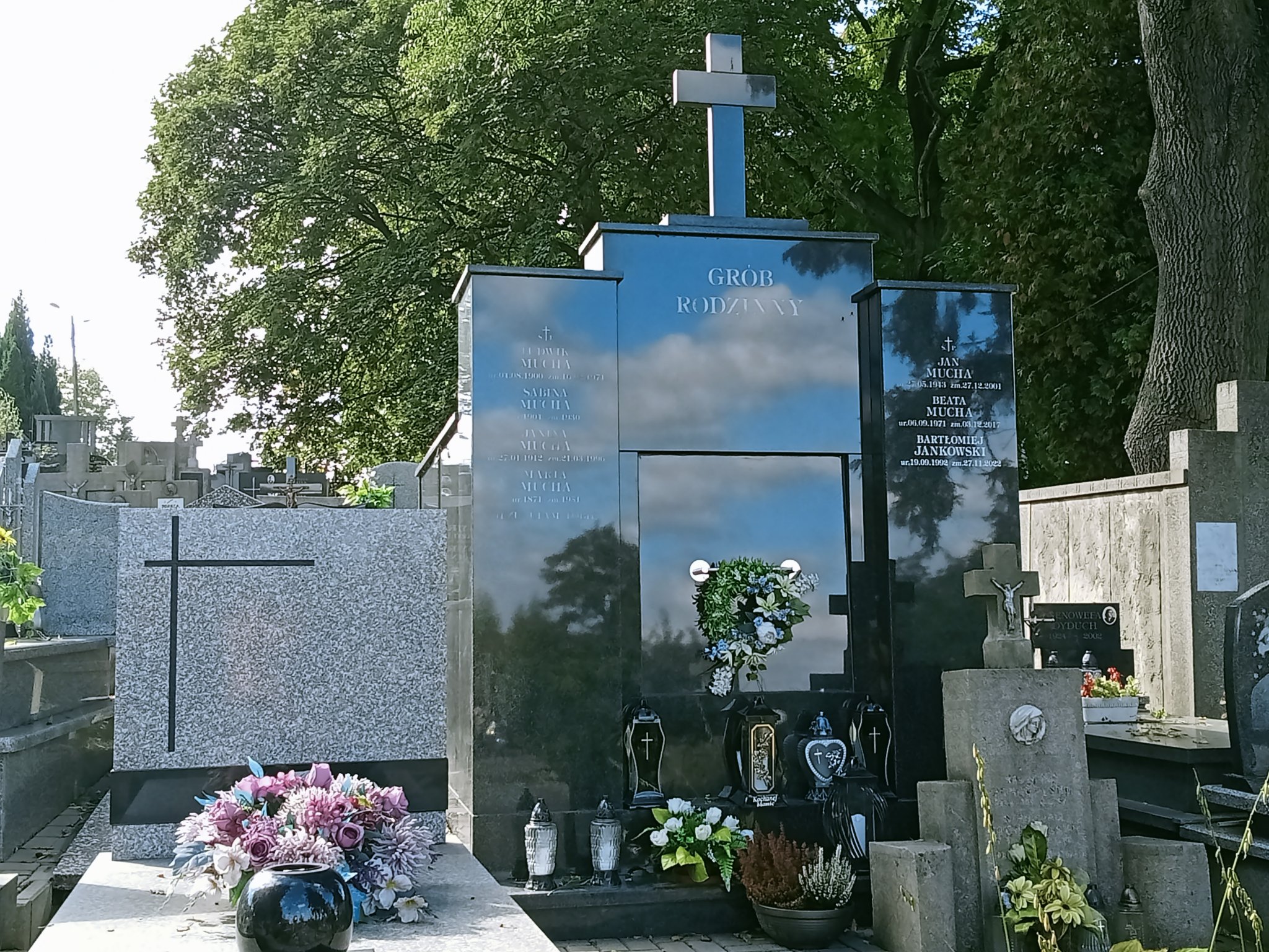 Grób Ludwik Mucha