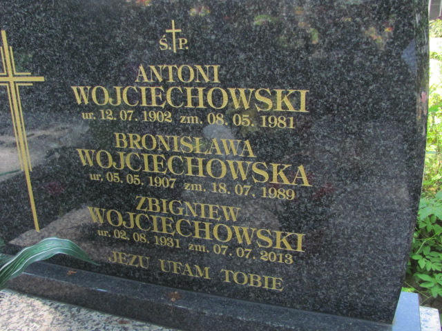 Grób Zbigniew Wojciechowski