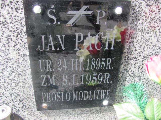 Jan Pach 1895 Bochnia - Grobonet - Wyszukiwarka osób pochowanych