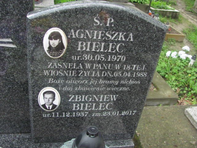 Agnieszka BIELEC 1970 Bochnia - Grobonet - Wyszukiwarka osób pochowanych