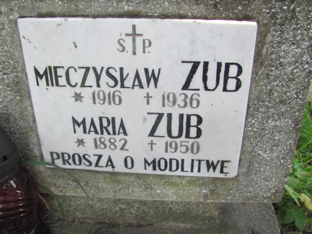 Mieczysław Zub 1915 Bochnia - Grobonet - Wyszukiwarka osób pochowanych