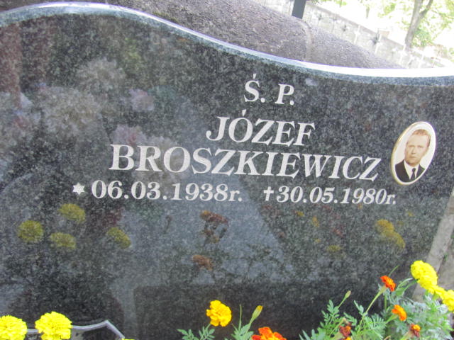 Józef BROSZKIEWICZ 1938 Bochnia - Grobonet - Wyszukiwarka osób pochowanych