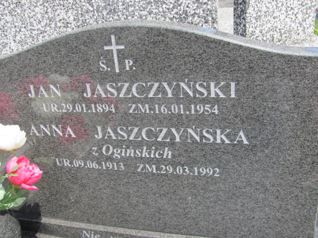 Jan JASZCZYŃSKI 1894 Bochnia - Grobonet - Wyszukiwarka osób pochowanych