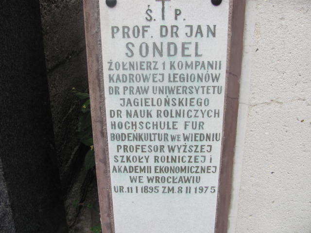 Jan SONDEL 1895 Bochnia - Grobonet - Wyszukiwarka osób pochowanych
