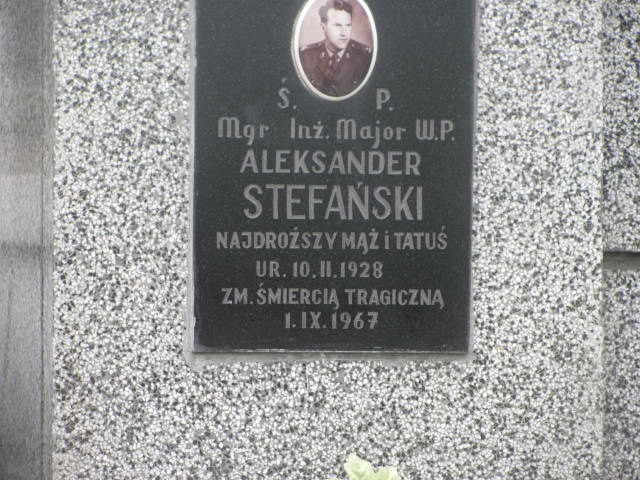 Aleksander STEFAŃSKI 1928 Bochnia - Grobonet - Wyszukiwarka osób pochowanych