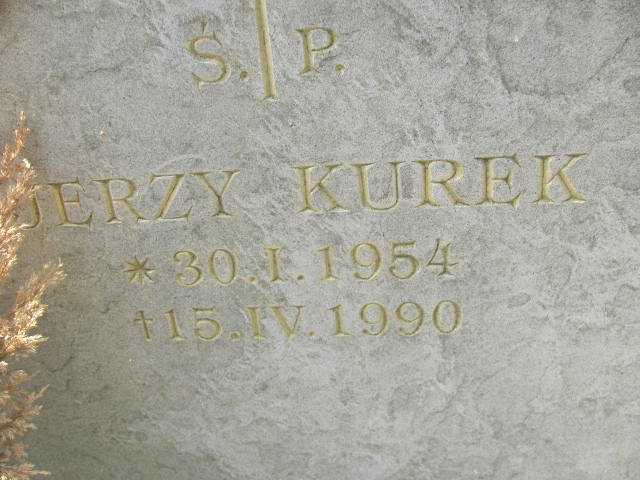 Jerzy KUREK 1954 Bochnia - Grobonet - Wyszukiwarka osób pochowanych