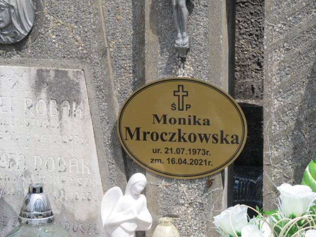Monika MROCZKOWSKA  1973 Bochnia - Grobonet - Wyszukiwarka osób pochowanych