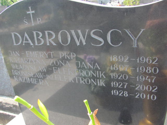 Jan DĄBROWSKI 1892 Bochnia - Grobonet - Wyszukiwarka osób pochowanych