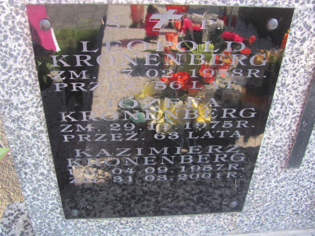 Bronisława Kronenberg 1928 Bochnia - Grobonet - Wyszukiwarka osób pochowanych